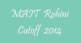 MAIT Cutoff 2014