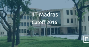 IIT Madras Cutoff 2016