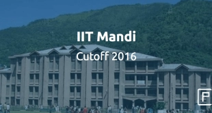 IIT Mandi Cutoff 2016