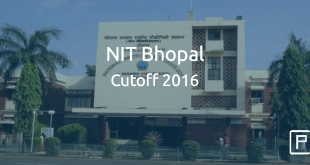 NIT Bhopal Cutoff 2016