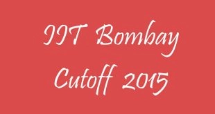 IIT Bombay Cutoff 2015