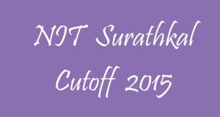 NIT Surathkal Cutoff 2015