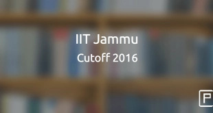 IIT Jammu Cutoff 2016