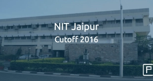 NIT Jaipur Cutoff 2016