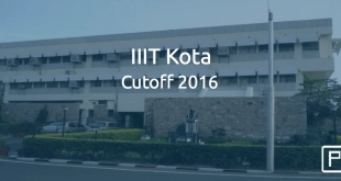 IIIT Kota Cutoff 2016