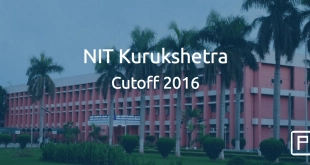 NIT Kurukshetra Cutoff 2016