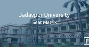 Jadavpur University Seat Matrix
