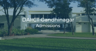 DAIICT Gandhinagar Admissions