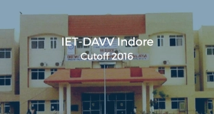 IET-DAVV Indore Cutoff 2016