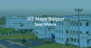 IIIT Naya Raipur Seat Matrix