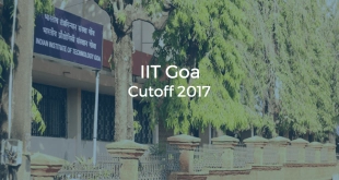 IIT Goa Cutoff 2017