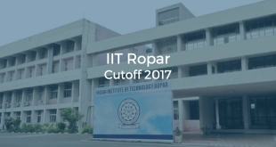 IIT Ropar Cutoff 2017