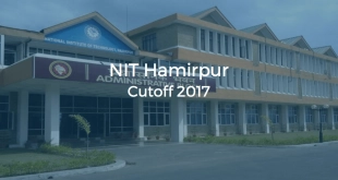 NIT Hamirpur Cutoff 2017