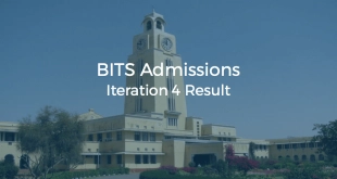 BITS Admissions Iteration 4 Result
