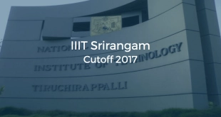 IIIT Srirangam Cutoff 2017