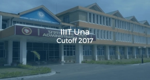 IIIT Una Cutoff 2017