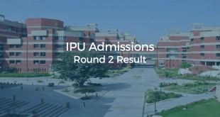 IPU Admissions Round 2 Result