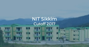NIT Sikkim Cutoff 2017