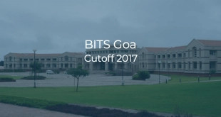 BITS Goa Cutoff 2017
