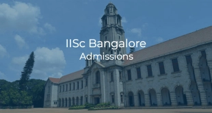 IISc Bangalore Admissions