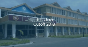 IIIT Una Cutoff 2018