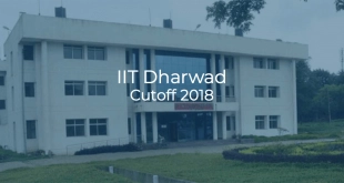 IIT Dharwad Cutoff 2018