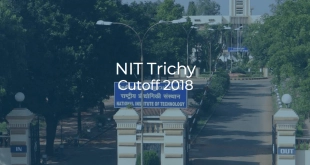NIT Trichy Cutoff 2018