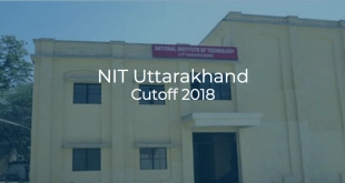NIT Uttarakhand Cutoff 2018