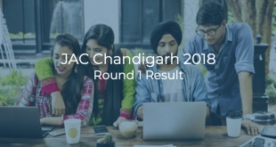 JAC Chandigarh 2018 Round 1 Result