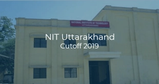 NIT Uttarakhand Cutoff 2019