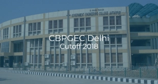 CBPGEC Delhi Cutoff 2018