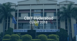 CBIT Hyderabad Cutoff 2018