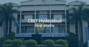 CBIT Hyderabad Seat Matrix