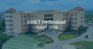 GRIET Hyderabad Cutoff 2018