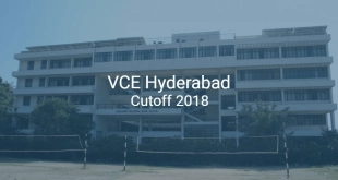 VCE Hyderabad Cutoff 2018