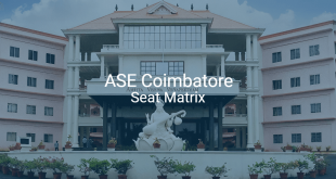 ASE Coimbatore Seat Matrix