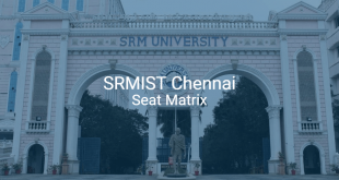 SRMIST Chennai Seat Matrix