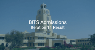BITS Admissions Iteration 11 Result