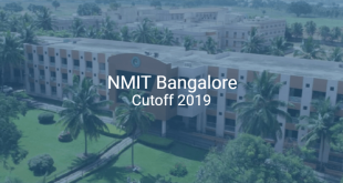 NMIT Bangalore Cutoff 2019