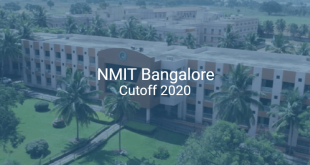 NMIT Bangalore Cutoff 2020
