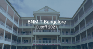 BNMIT Bangalore Cutoff 2021