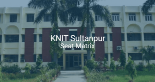 KNIT Sultanpur Seat Matrix