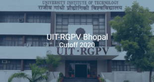 UIT-RGPV Bhopal Cutoff 2020