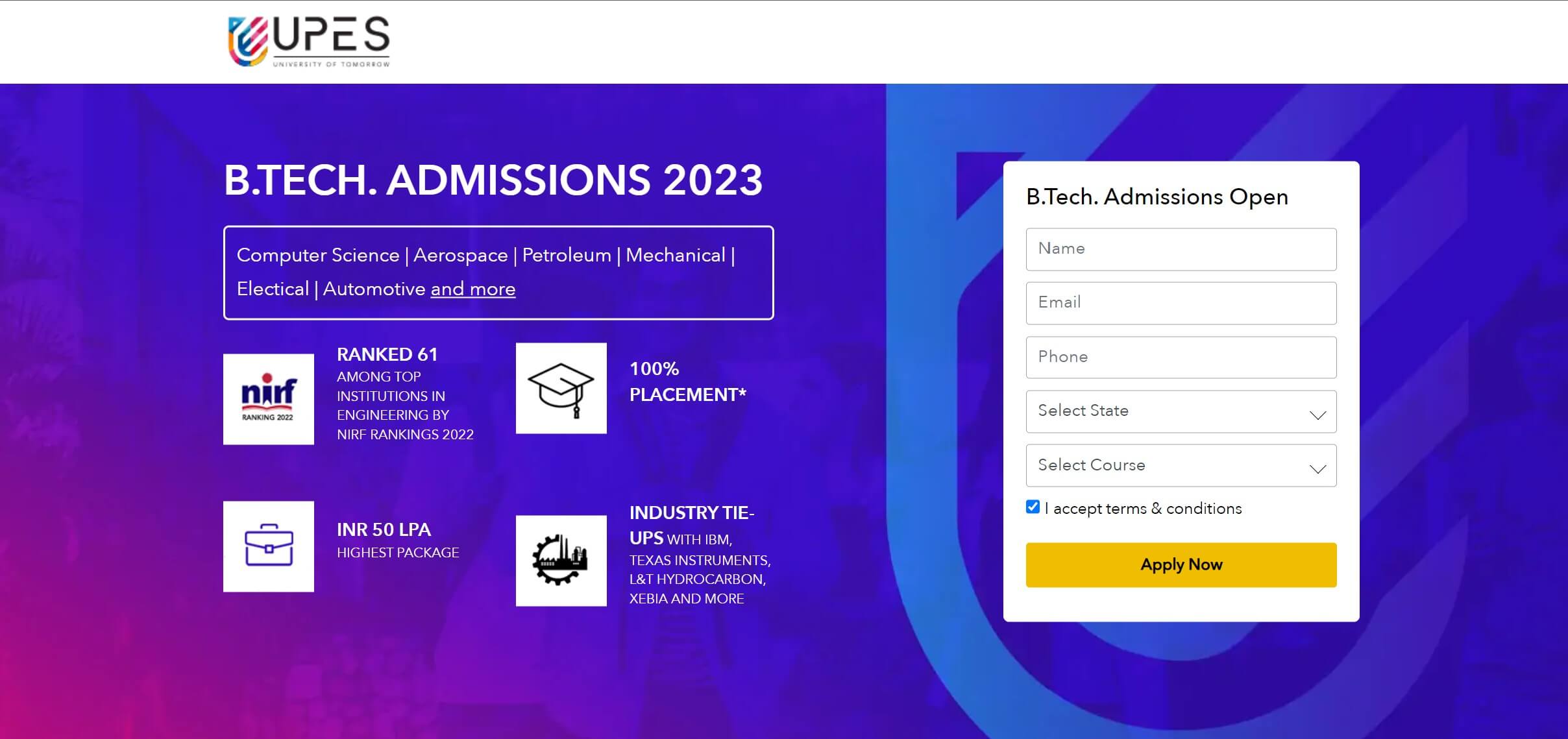 UPES Application Form 2024 (Open) Detailed Procedure College Pravesh