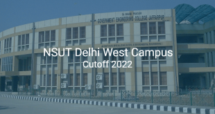 NSUT Delhi West Campus Cutoff 2022