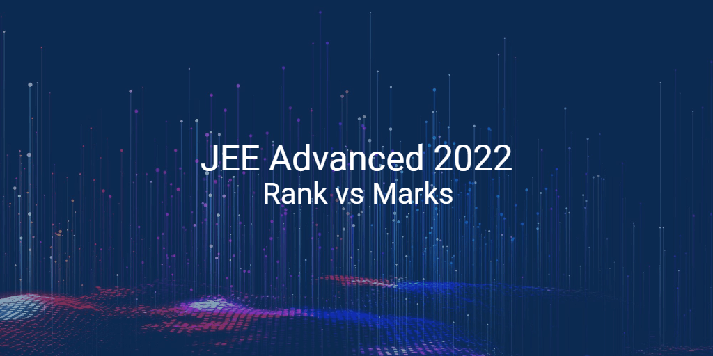 JEE Advanced 2022 Rank Vs Marks 