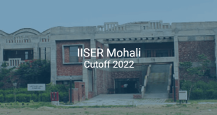 IISER Mohali Cutoff 2022