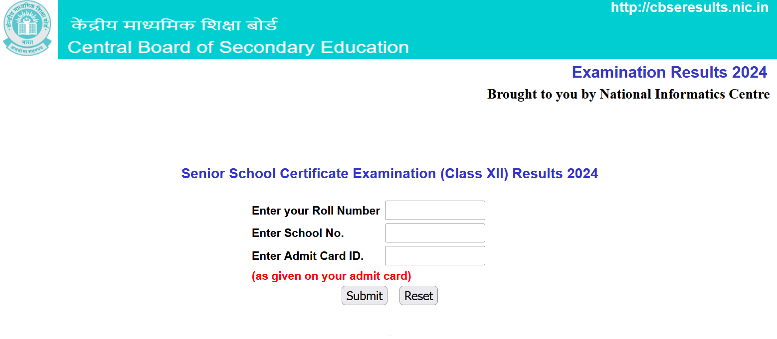 CBSE AISSCE (Class XII) 2024 Result Declared College Pravesh