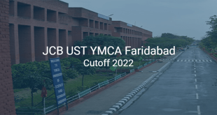 JCB UST YMCA Faridabad Cutoff 2022