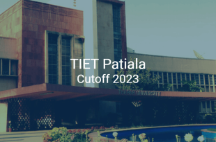 TIET Patiala Cutoff 2023